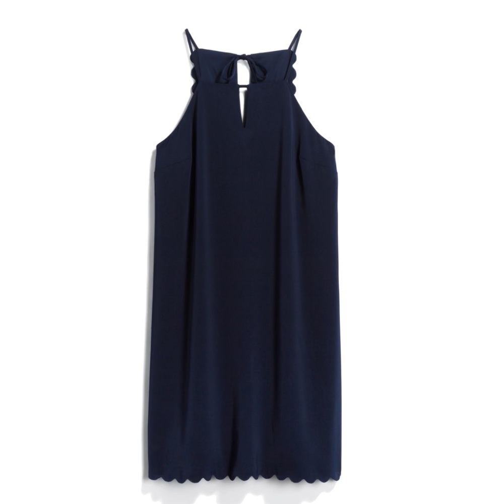 Navy Blue Brooklyn Dress Tie Back
